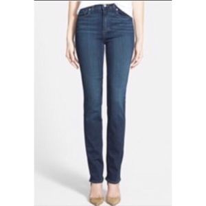🌻 Paige | Dark Slim Straight Peg Jeans